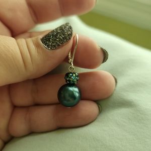 Tahitian Pearl Sparkle Earrings